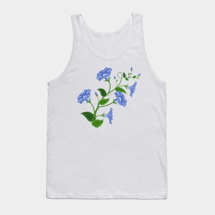 Morning Glory Flowers Tank Top